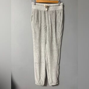 NWT Unsubscribed Velour Joggers in Heather Gray. Size X-Small
